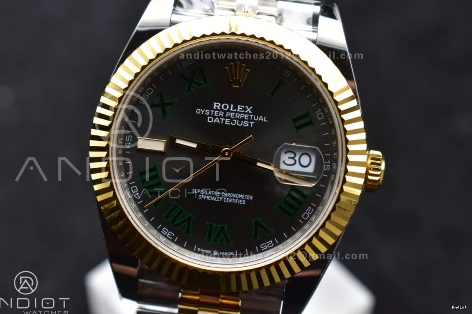 on FashionForward Dial 126333 Roman Weight) Jubilee 904L 620 (Gain SH3235 YG YG Edition DateJust Best 41 Bracelet 1:1 Steel ARF SS Gray Green SS 0708